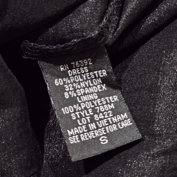 One-Shoulder ✦ Black Tiered Bust Cocktail Dress ✦ w/ Padded Lining & Stretch S - Picture 11 of 16